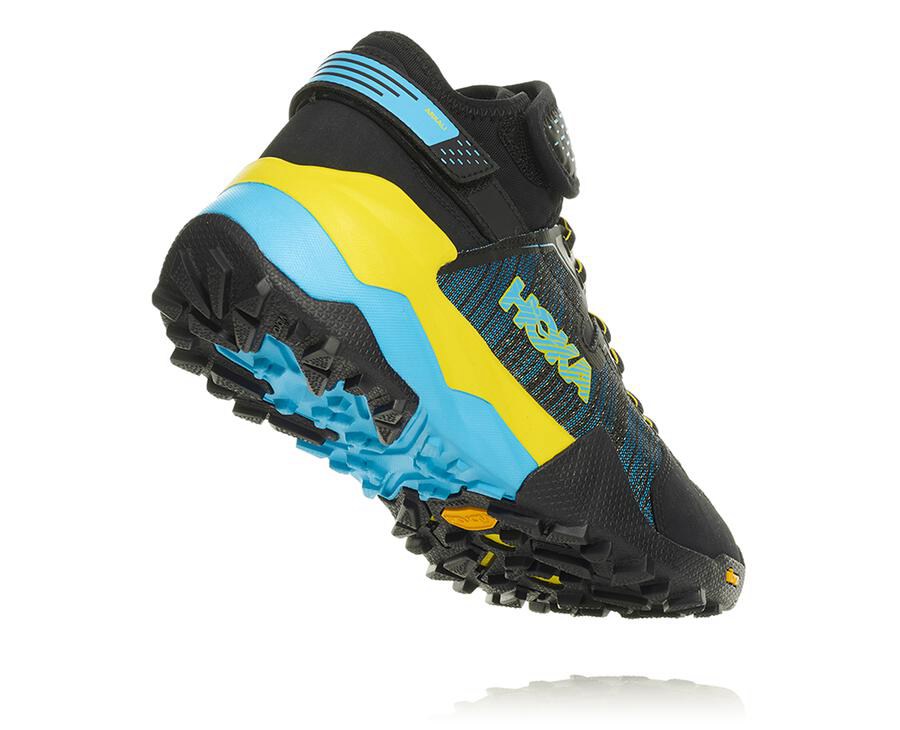 Hoka One One Trainers Mens Black/Blue - Arkali - 01937XPRO